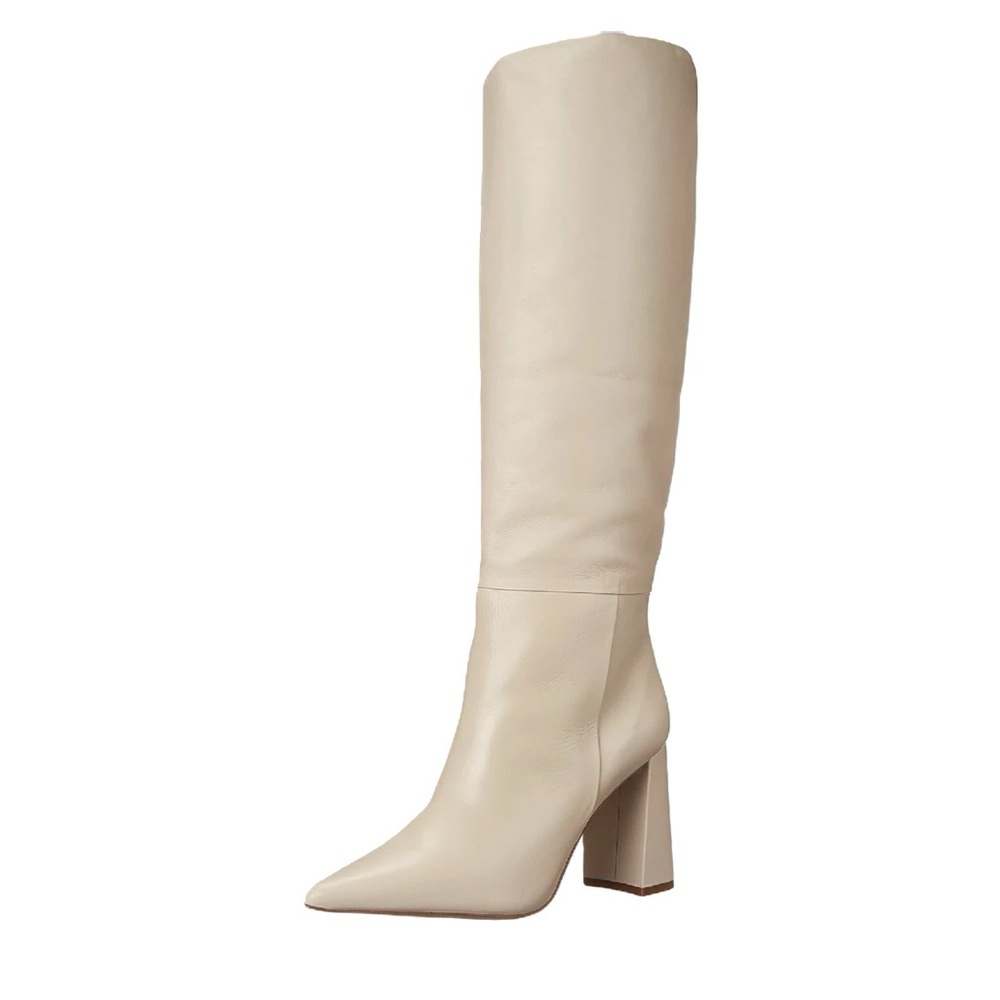Steve Madden Knee High Ivory Boots